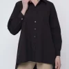 Ping Pong Everyday Poplin Shirt in Black