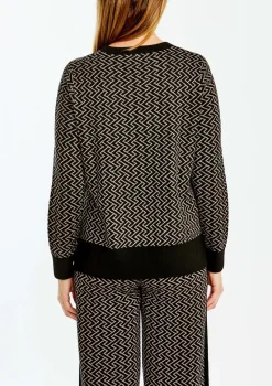 Ping Pong Kendall Pullover in Black Oatmeal