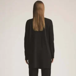 Raw by Raw Base Layer Cardi in Jet Black