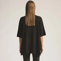 Raw by Raw Evelyn Cape in Jet Black