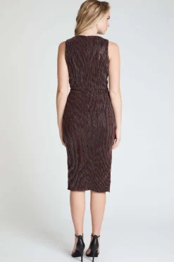 Romance Lola Crossover Dress in Burgundy