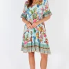Ruby Ya Ya CAATINGA Dress in Mint