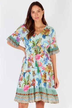 Ruby Ya Ya CAATINGA Dress in Mint
