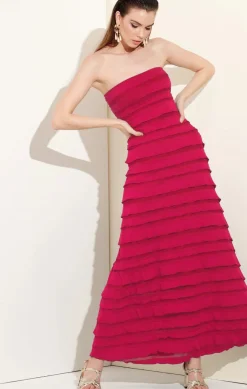 Sacha Drake Maddison Dress in Raspberry