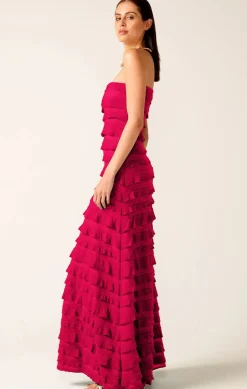 Sacha Drake Maddison Dress in Raspberry