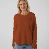 See Saw Bobble Sweater in Nutmeg