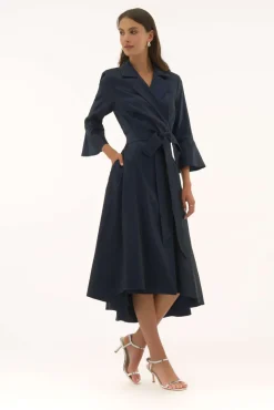 Signature by Joseph Ribkoff Taffeta Dress in Midnight 251727