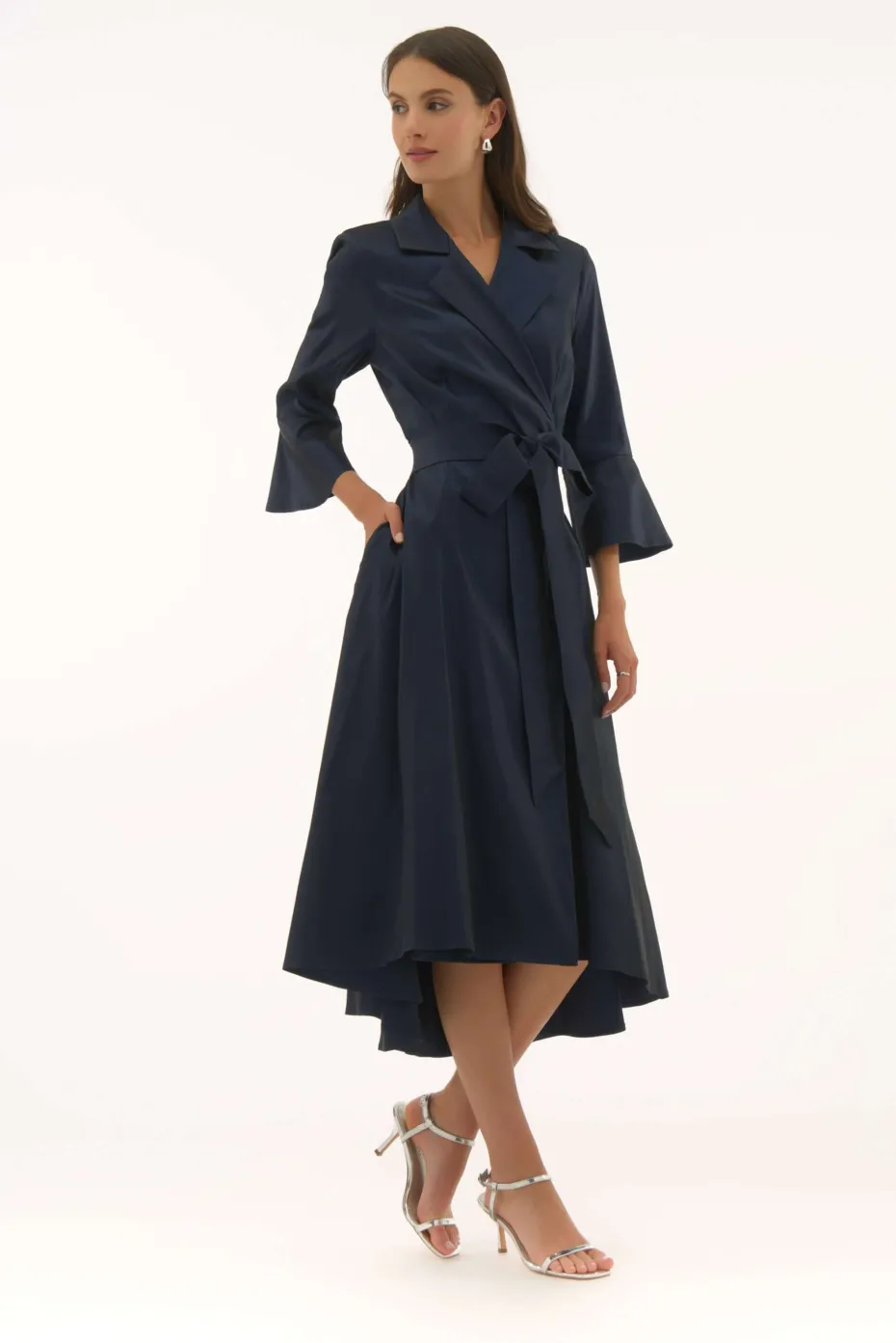 Signature by Joseph Ribkoff Taffeta Dress in Midnight 251727