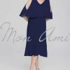 Signature by Joseph Ribkoff Flare Dress in Midnight 241706