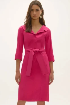 Signature by Joseph Ribkoff Taffeta Dress in Geranium 252718