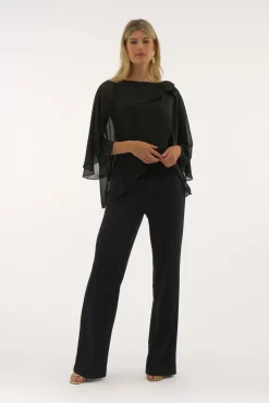 Signature by Joseph Ribkoff CascadeTop in Black 251739