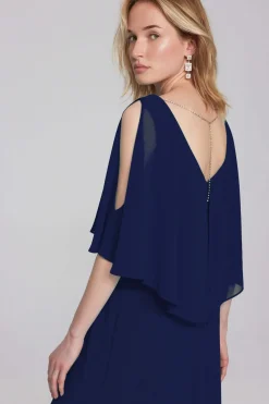 Signature by Joseph Ribkoff Flare Dress in Midnight 241706