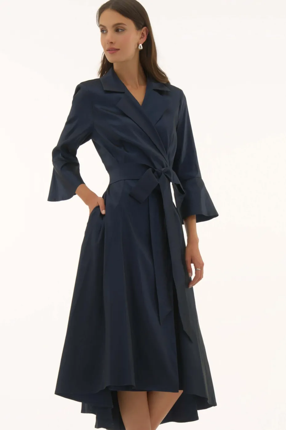 Signature by Joseph Ribkoff Taffeta Dress in Midnight 251727