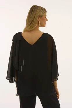 Signature by Joseph Ribkoff CascadeTop in Black 251739