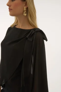 Signature by Joseph Ribkoff CascadeTop in Black 251739