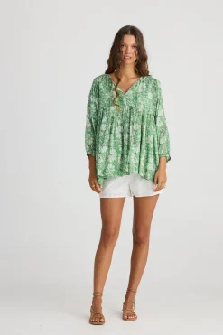 Talisman Dreamcatcher Top in Apple Blossom