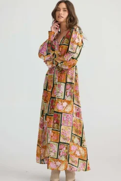 Talisman Ellie Dress in Postcard Petals