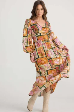 Talisman Ellie Dress in Postcard Petals