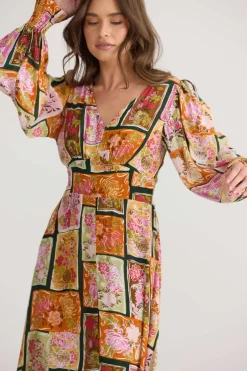 Talisman Ellie Dress in Postcard Petals