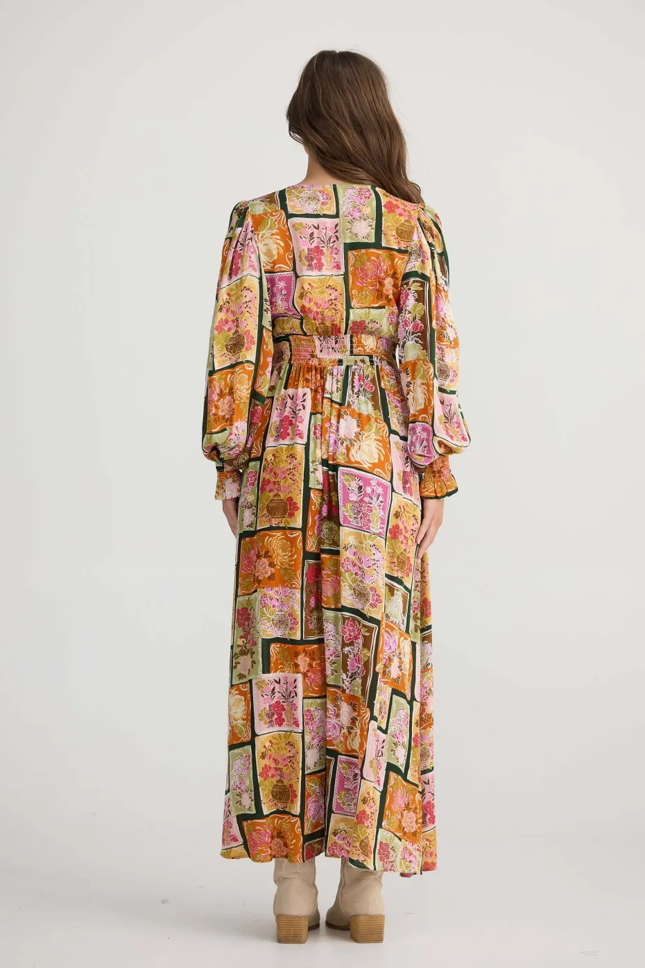 Talisman Ellie Dress in Postcard Petals