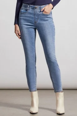 Tribal Audrey Icon Fit Pull On Jean in Light Vintage