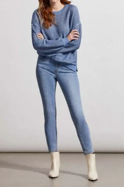 Tribal Audrey Icon Fit Pull On Jean in Light Vintage