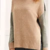 Tribal Turtle Neck Sweater in Nomad
