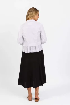 Vassalli Denim Jacket in White