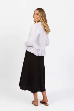 Vassalli Denim Jacket in White