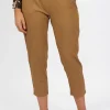Vassalli Drawstring Pant in Caramel 5790