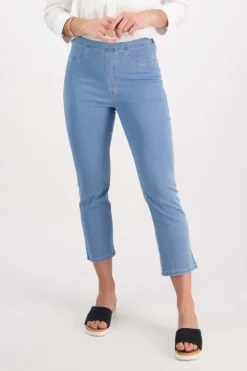 Vassalli Slim Leg 7/8 Jean in Ice 274