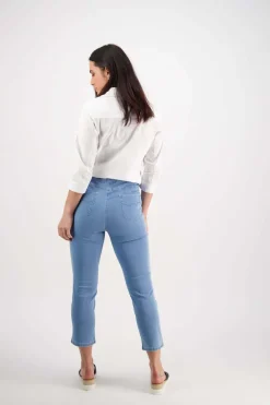 Vassalli Slim Leg 7/8 Jean in Ice 274