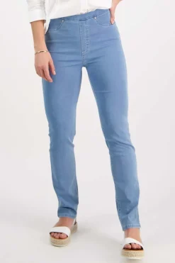 Vassalli Slim Leg Full Length Jean in Ice 234