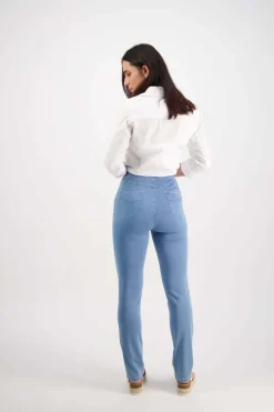 Vassalli Slim Leg Full Length Jean in Ice 234