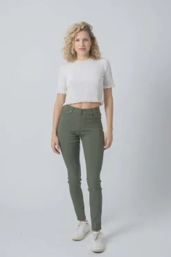 Wakee Stretch Jean in Khaki